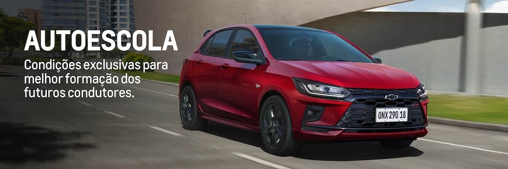 Comprar carros para autoescolas com descontos na Chevrolet